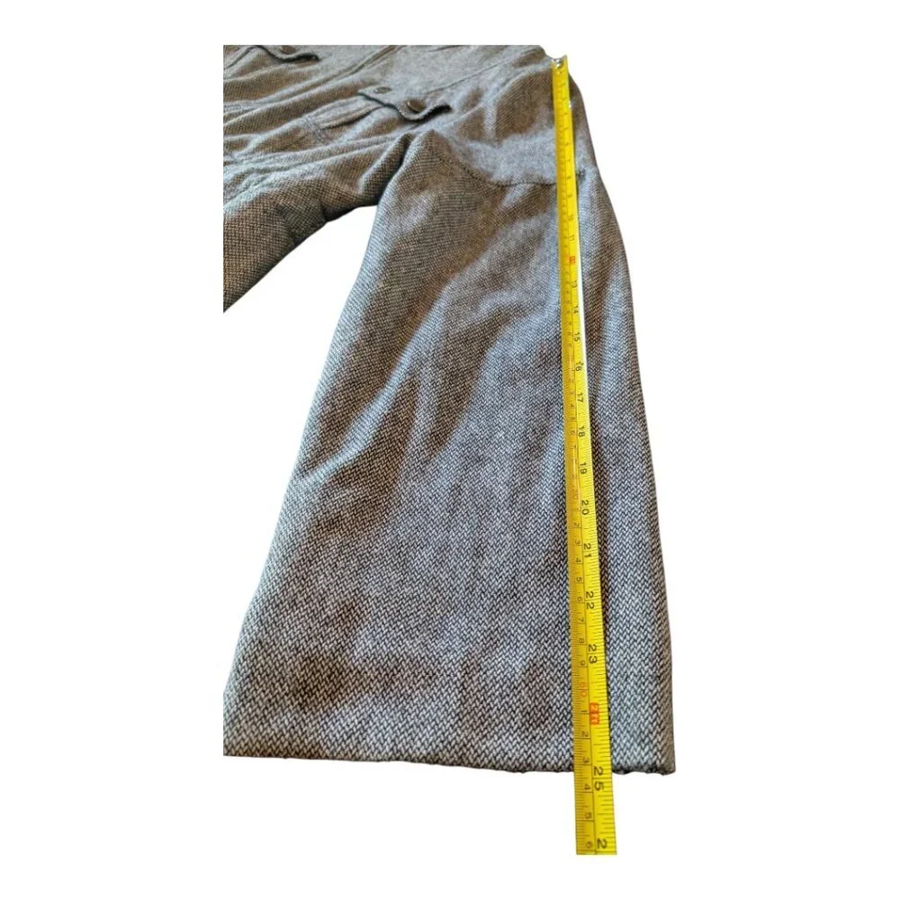 Ivy Jane | Lightweight Hooded Jacket | Heather Grey/Herringbone | Size XL - Picture 10 of 11